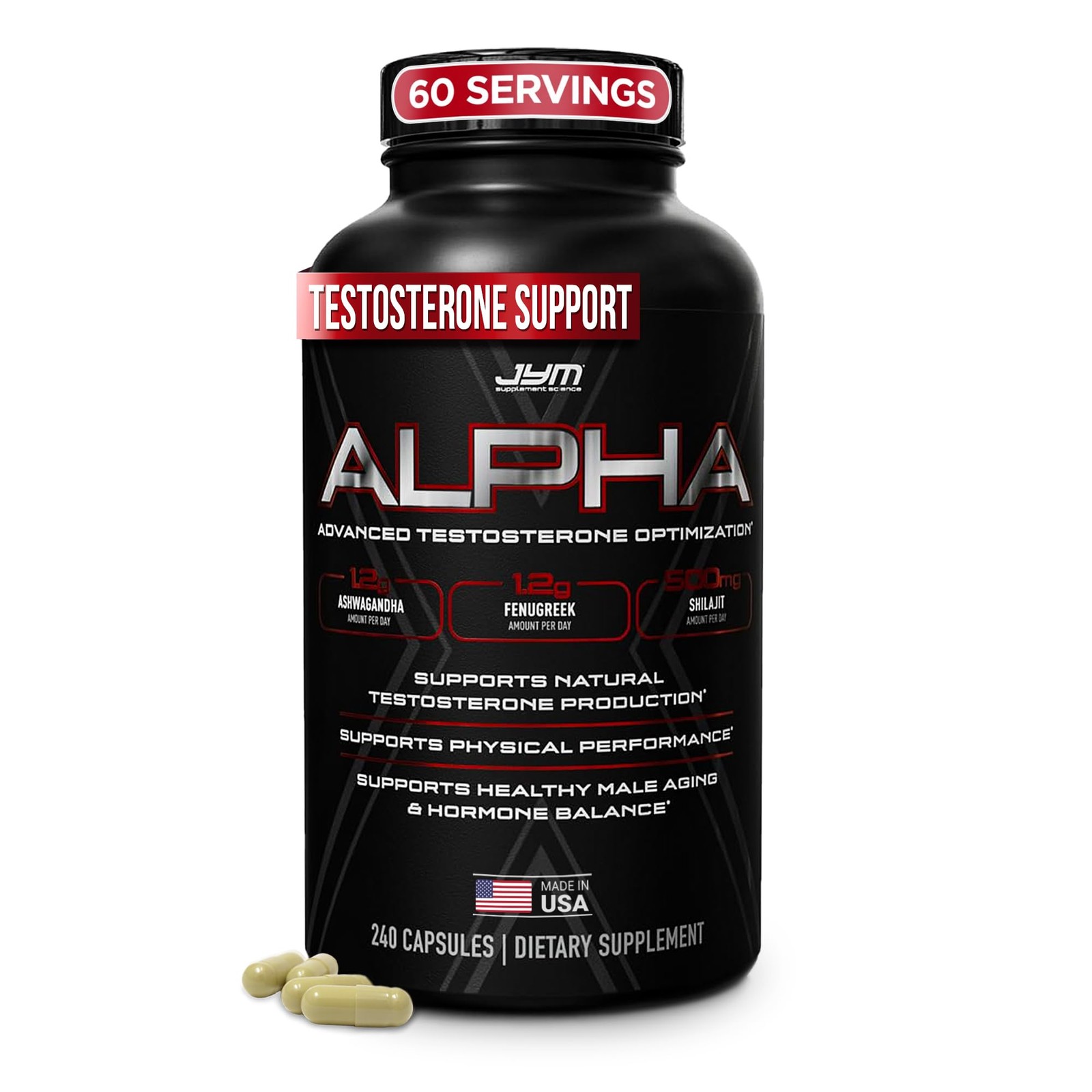 Jym Supplement Science Alpha Jym X Advanced Testosterone Booster – Vitality