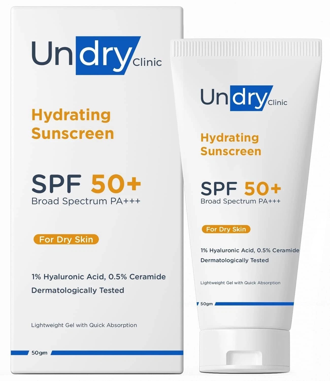 Undry Hydrating Sunscreen For Dry Skin 50g