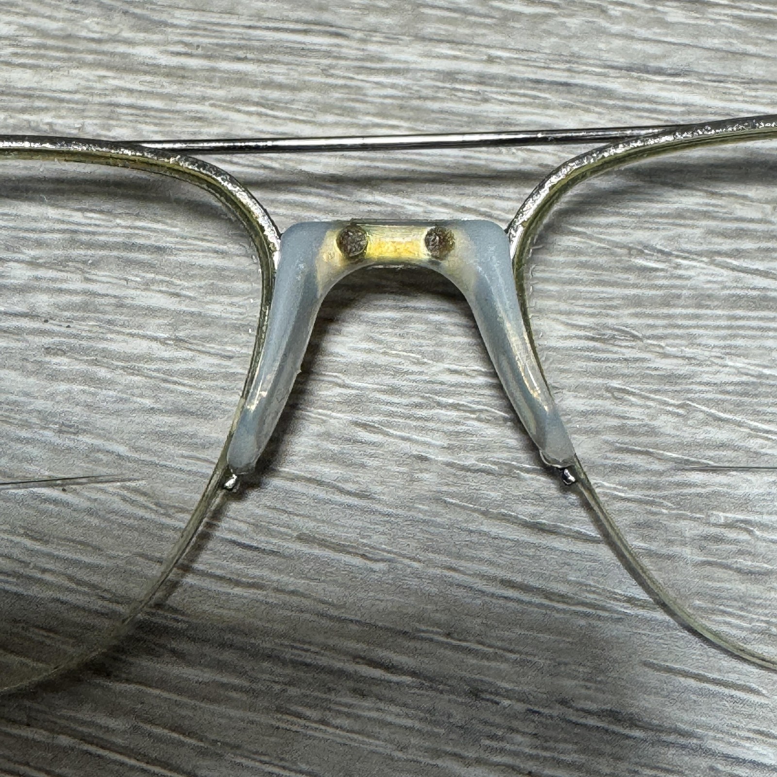 Metal Eyeglass Frames 58mm Rectangular Aviator Gunmetal RX Optical CE