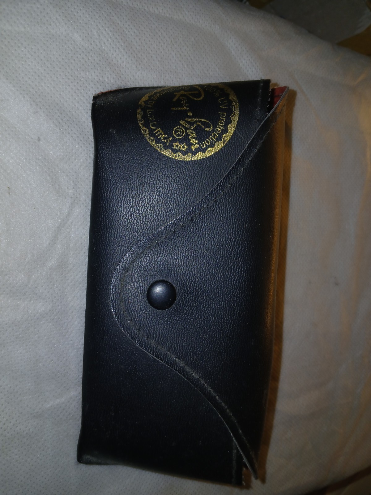 Ray-Ban Black Clamshell Snap Eyeglass Case, Unisex, Fits Glasses/Sunglasses