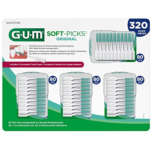 Gum Soft-Picks Original Easy To Use Dental Picks For Teeth Cleaning And Gum