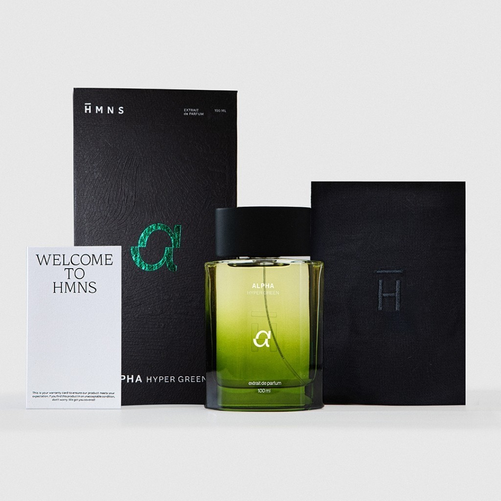 RARE! Alpha Hyper Green – Extrait de Parfume by HMNS – 100ML