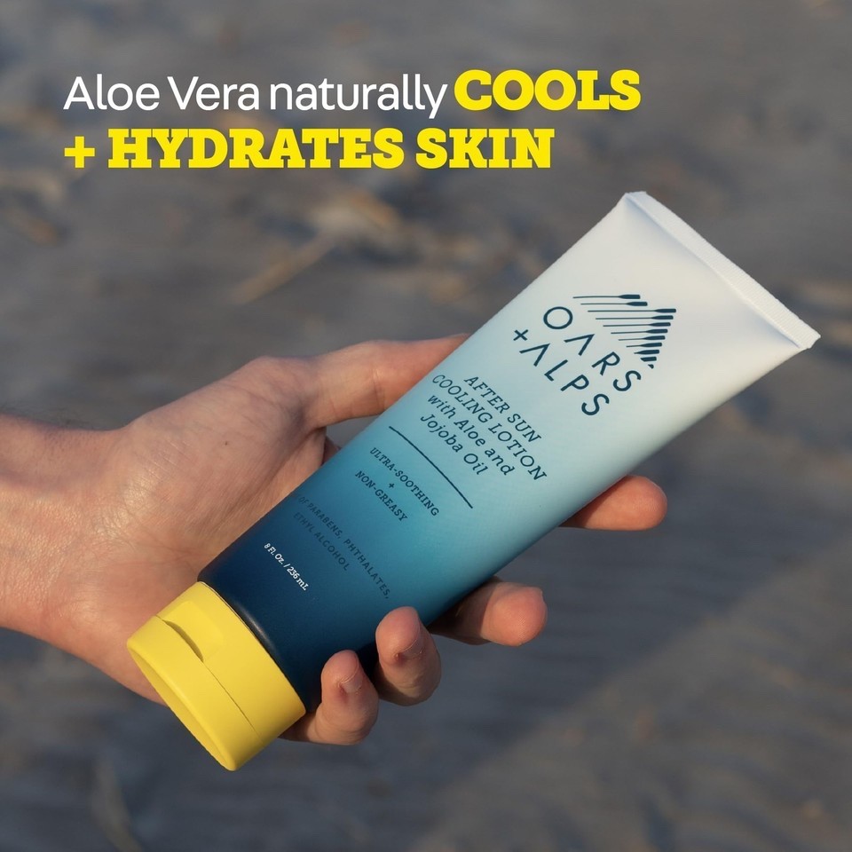 2 PACK After Sun Cooling Lotion, Aloe Vera and Cucumber Extract for Sunburn