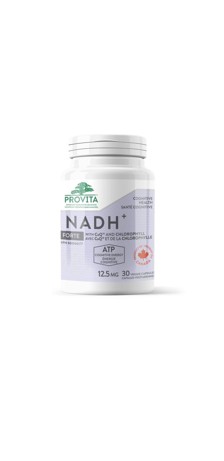 PROVITA NADH+ FORTE 60 Veggie Capsules CoQ10 Chlorophyll Cellular Energy NEW