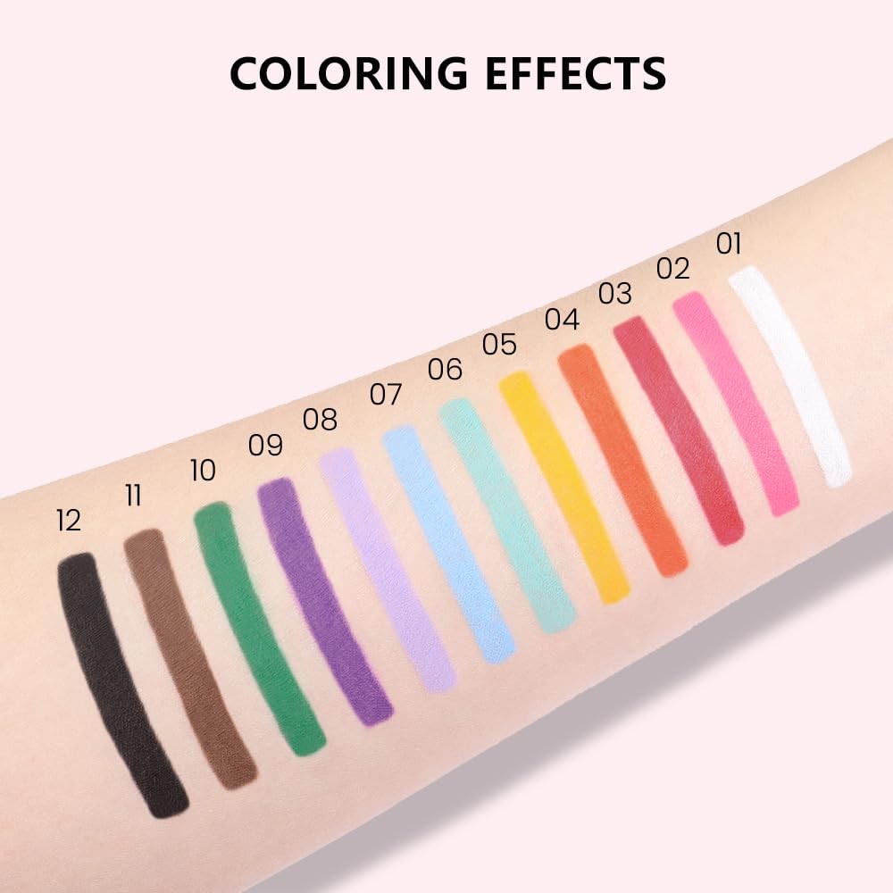 evpct Teal Eyeliner Pencil Light Green Matte