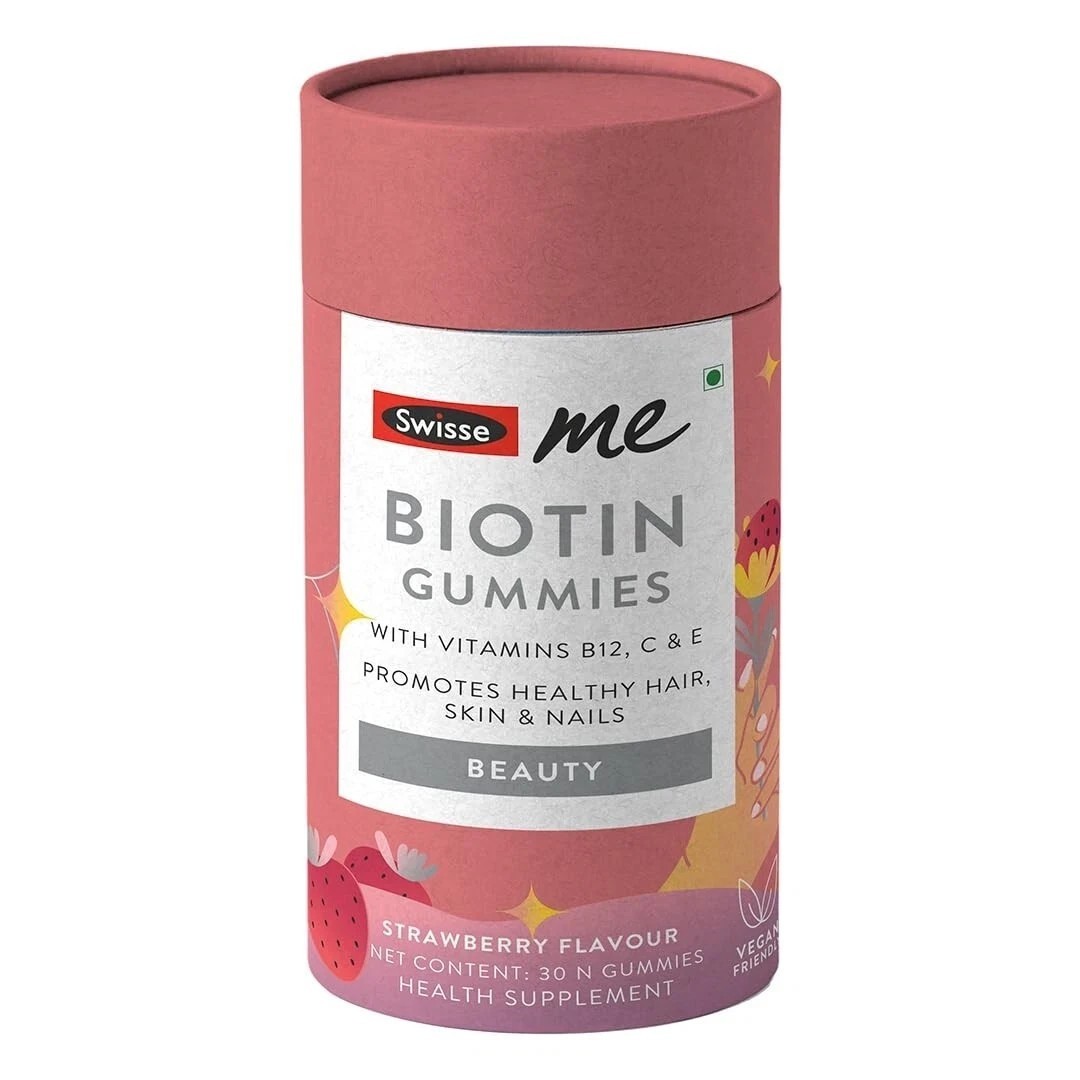 Biotin Gummies Reduces, Hair Fall & Promotes Regrowth, Supports Healthy Skin