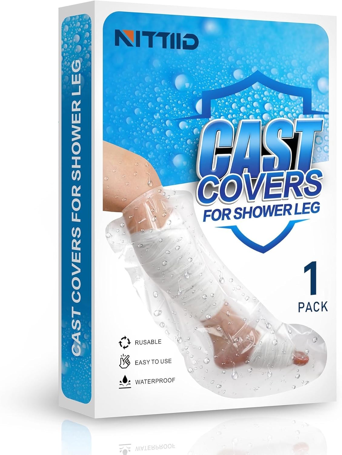 Waterproof Leg Cast Cover for Easy Showering – Non-Painful, Reusable Design