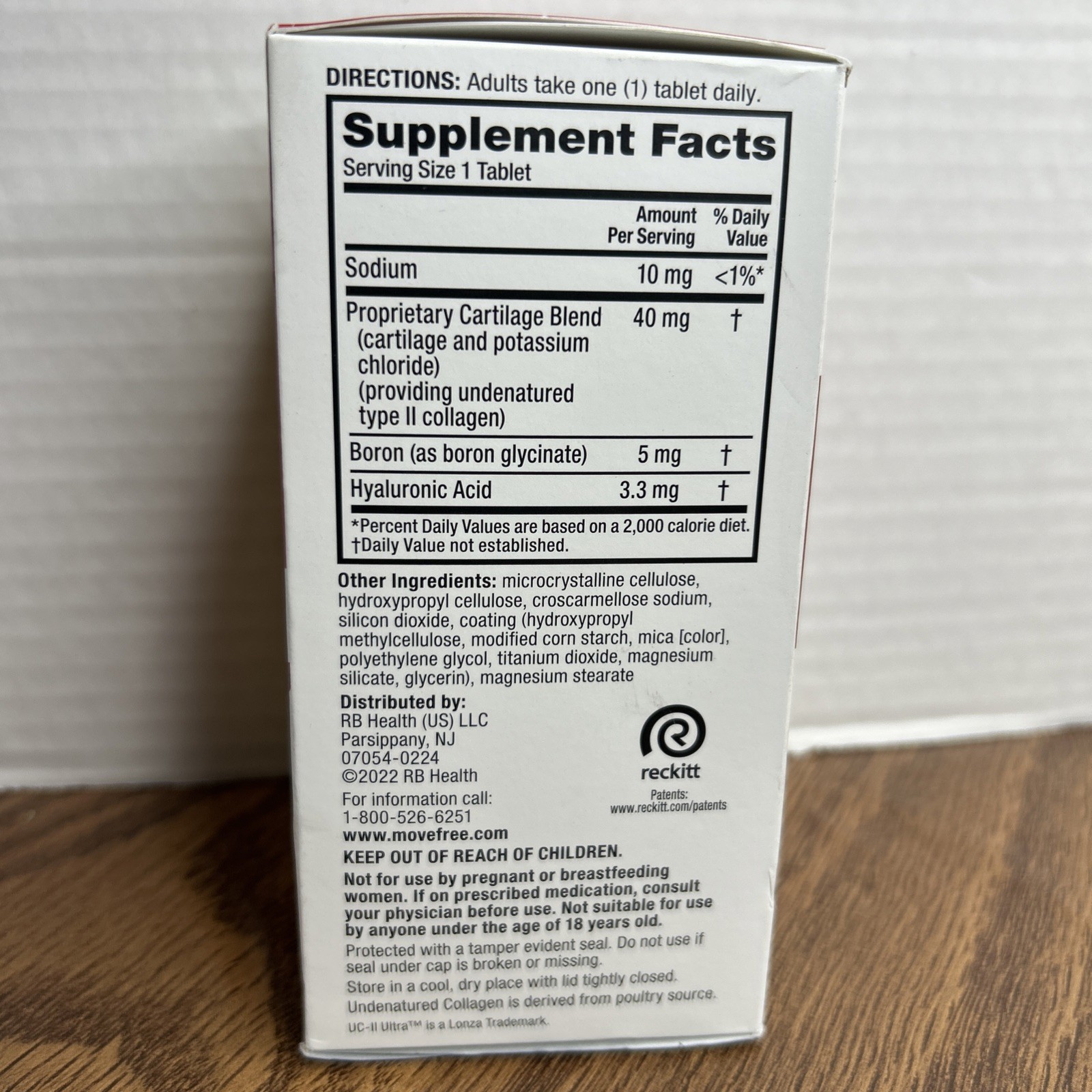 Move Free Ultra Triple Action Joint Support Supplement 64 Tablets – 08/2028