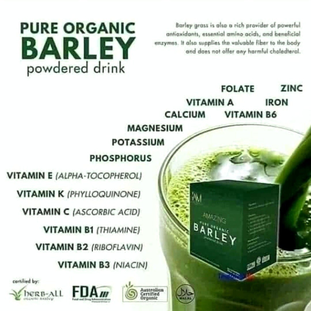 I Am Worldwide Amazing Pure Organic Barley 10 Sachet/Box (Australia) Authentic