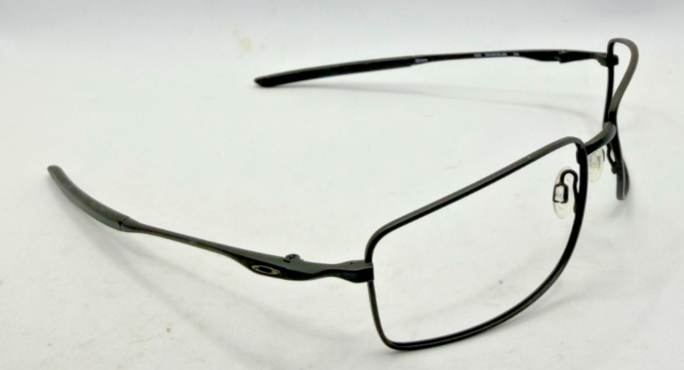 OAKLEY W SQUARE WIRE FRAMES ONLY EYEGLASSES OO4075-05 SATIN BLACK 60-17-123