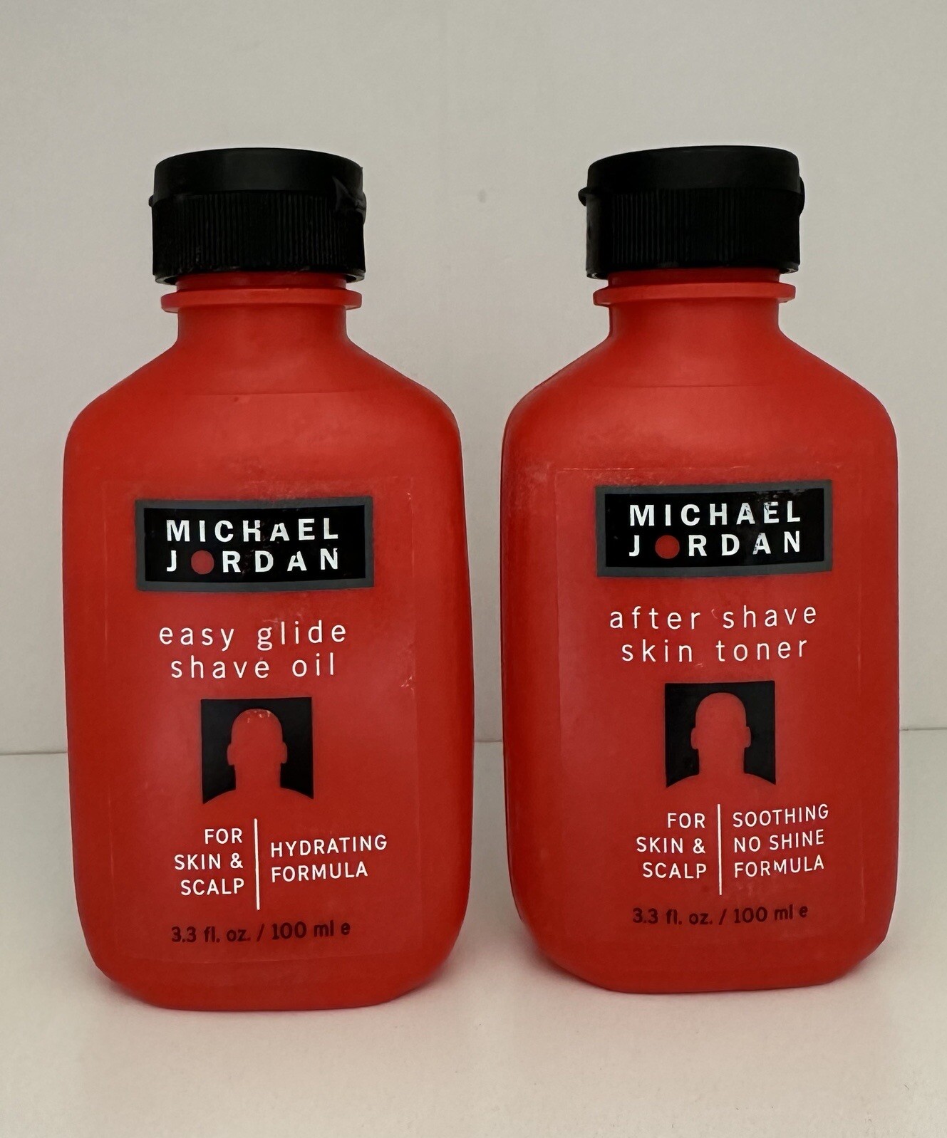 Michael Jordan Combo After Shave Skin Toner Skin & Scalp & Easy Glide Shave Oil