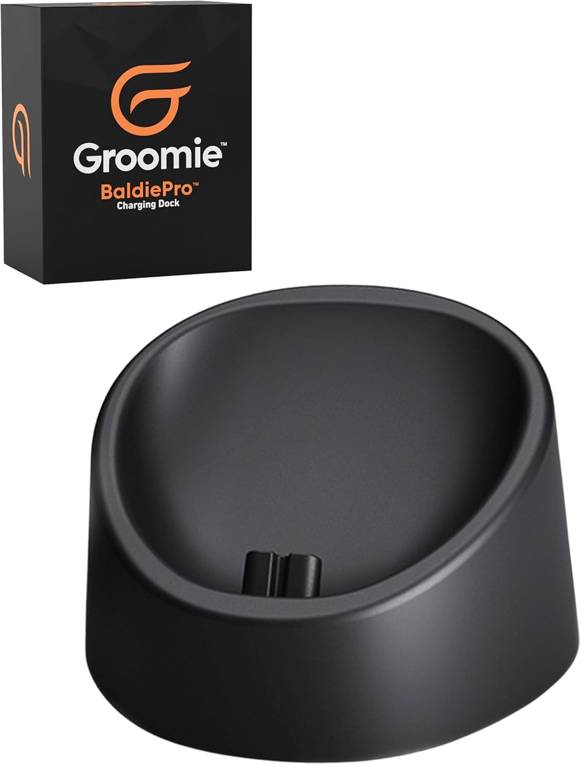 Groomie Charging Dock for Baldiepro Electric Head Shaver – Sleek Portable Chargi