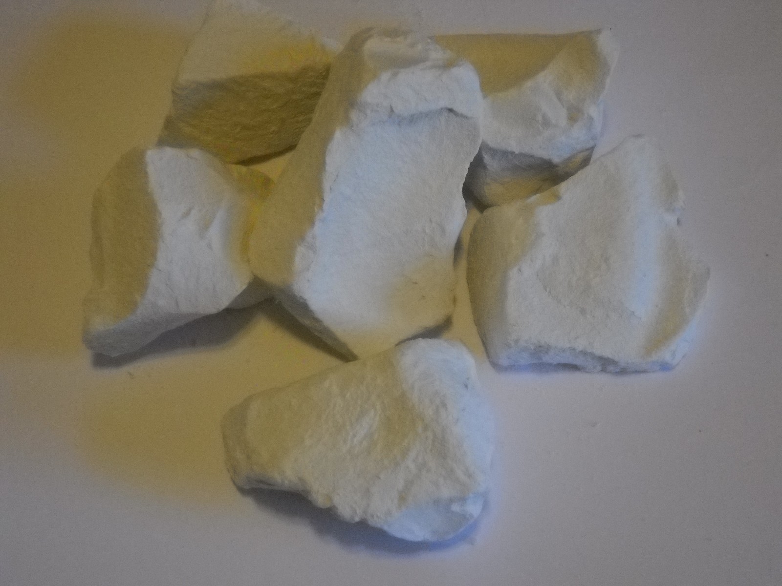 Georgia White Dirt Kaolin Clay Chunks FAST PRIORITY SHIPPING