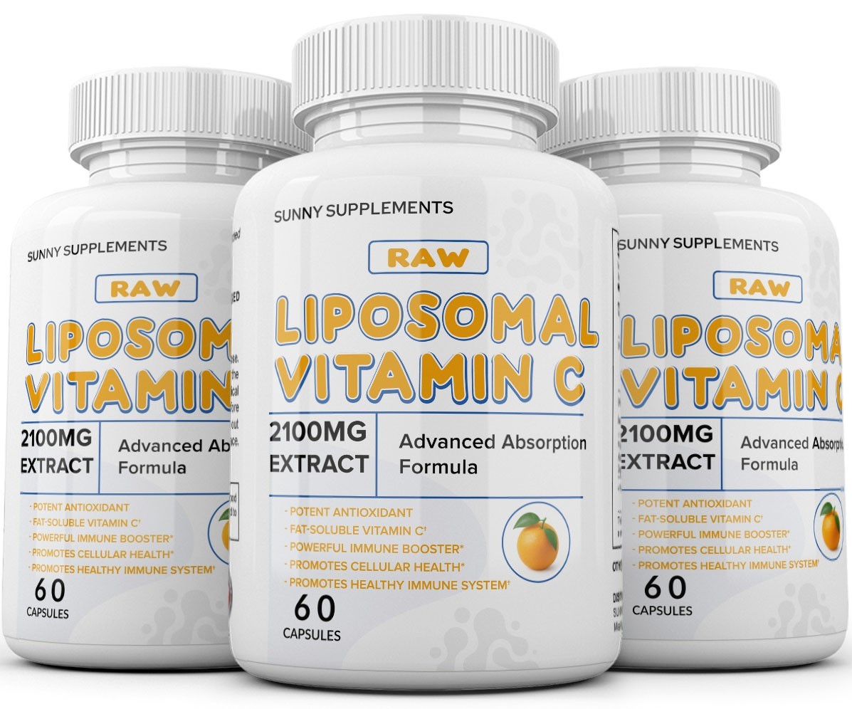 Liposomal Vitamin C 2100mg- 180 Capsules High Absorption Ascorbic Immune Support