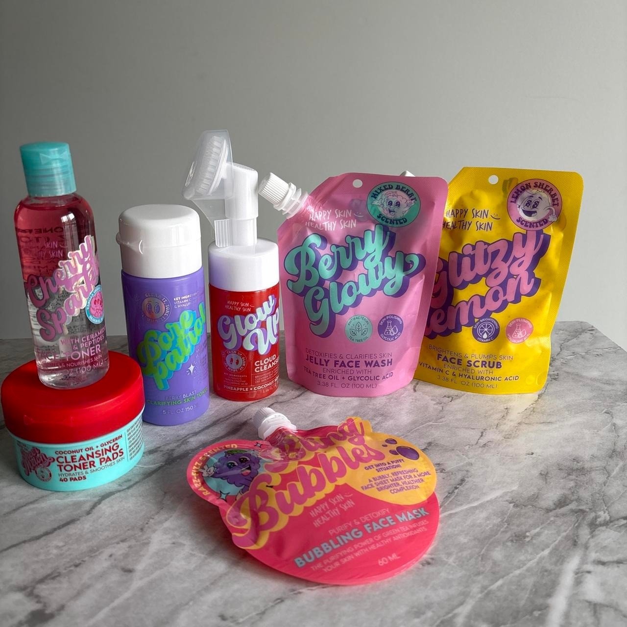 PREPPY SKINCARE BUNDLE Happy Skin Healthy Skin Routine – 7 pieces