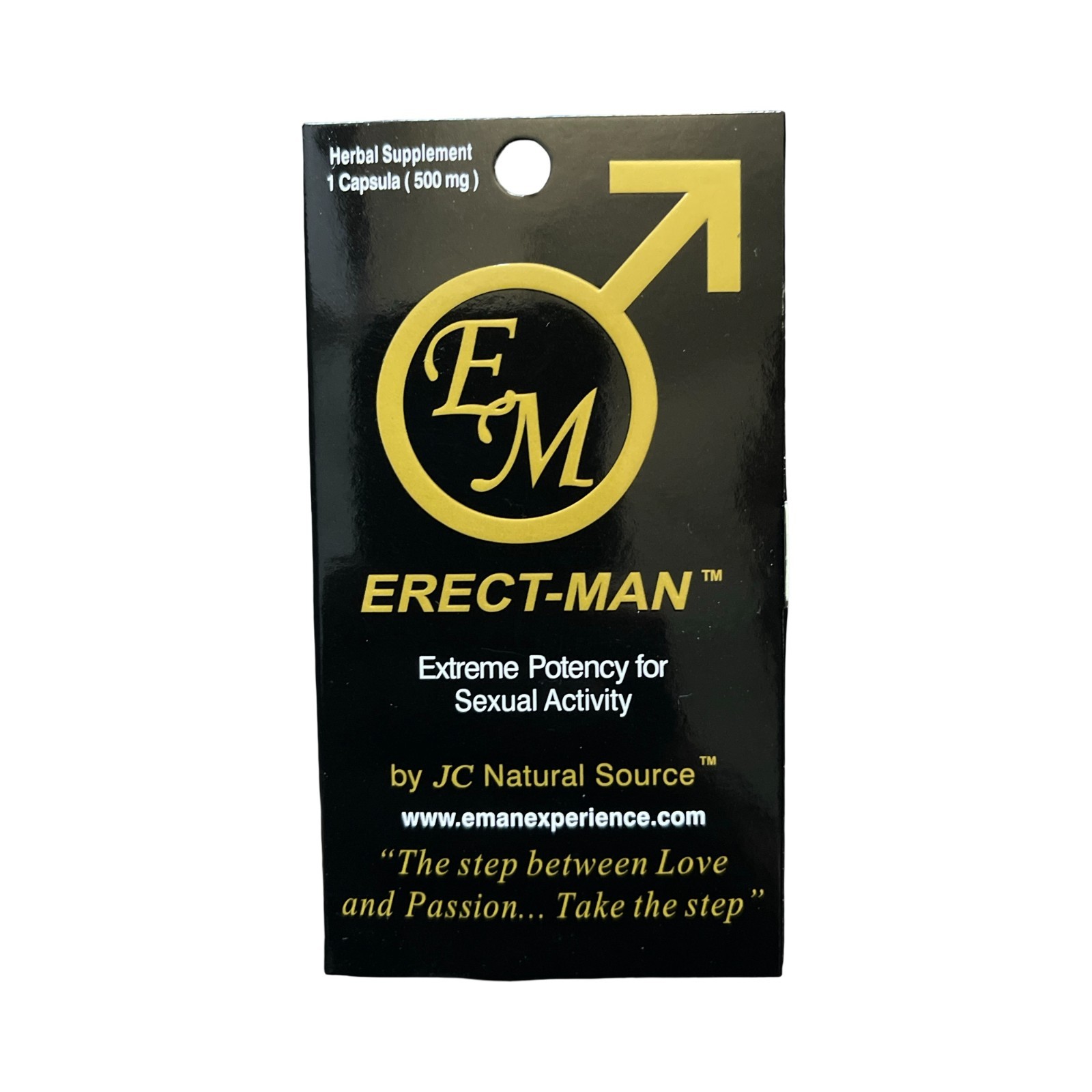 Erect-Man Extreme Potency Male Enhancement Pill! Last up to 3 Days! -10 Pills!