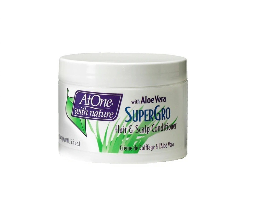 AtOne with nature with AloeVera SuperGro Hair & Scalp Conditioner 5.5oz/154G