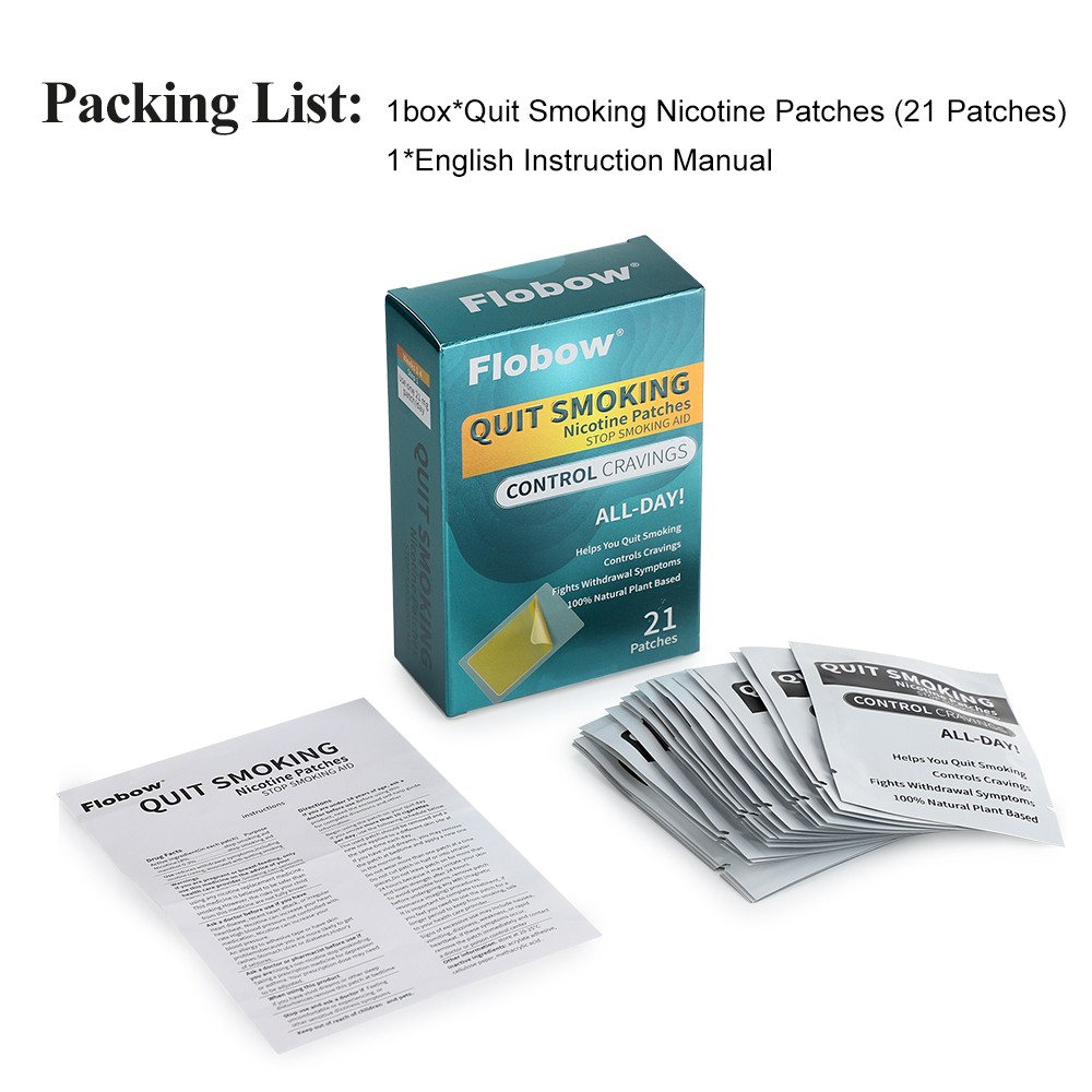 21~210Pcs Nicotine Patches Stop Smoking Aid Steps 1 to Quit Smoking Patch 21mg