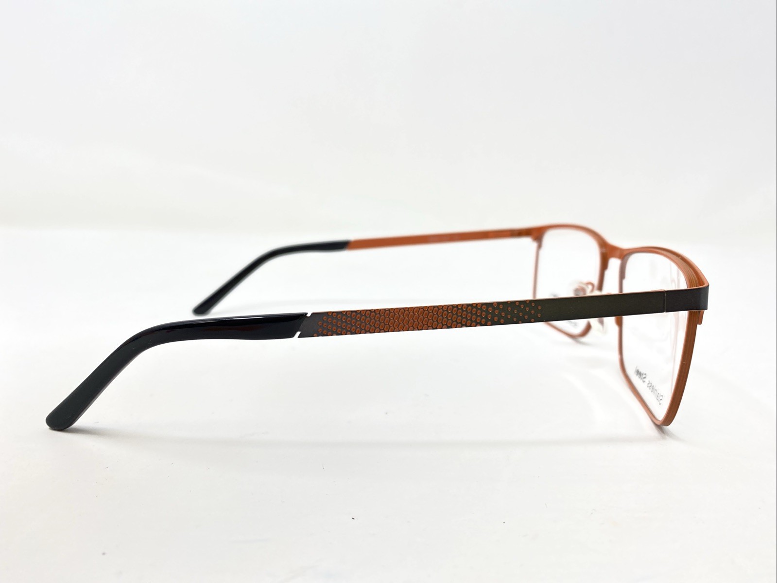 BAM Eyewear BAM 521 ORANGE 60-17-150 Gray/Orange Full Rim Eyeglasses Frame HD03