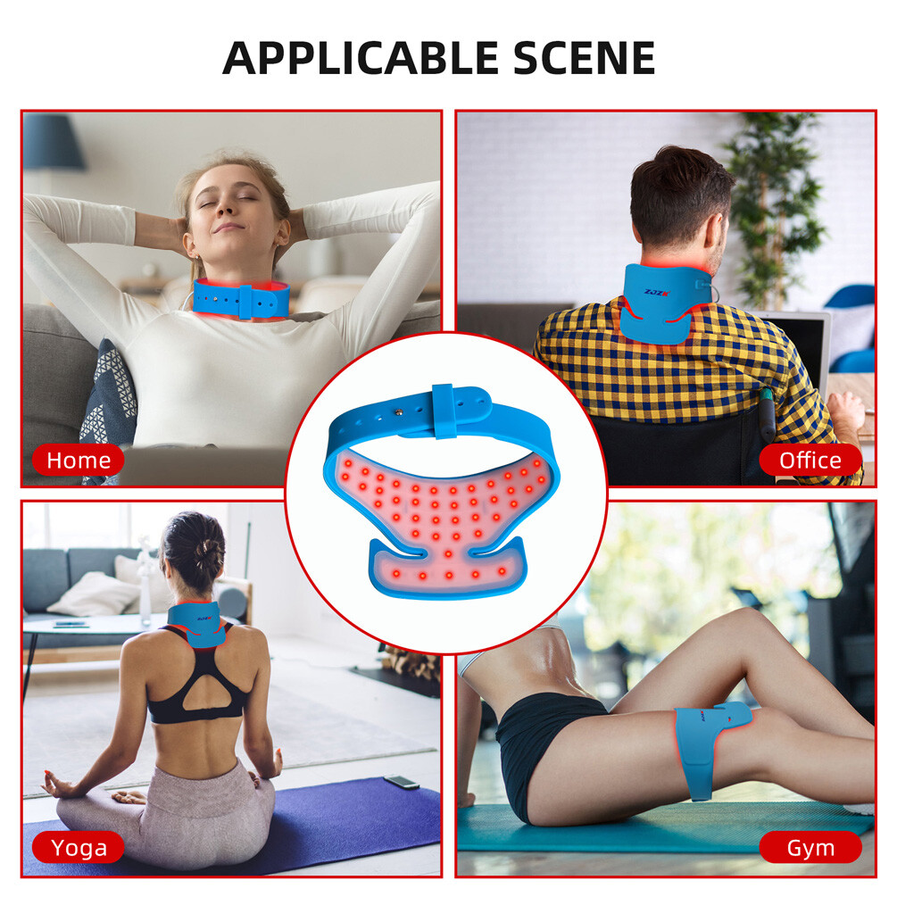 660nm 850nm 940nm Near Infrared Red Light LED Light Therapy for Neck Pain Relief