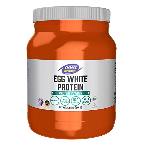 NOW FOODS Egg White Protein Unflavored Powder 1.2 lb.