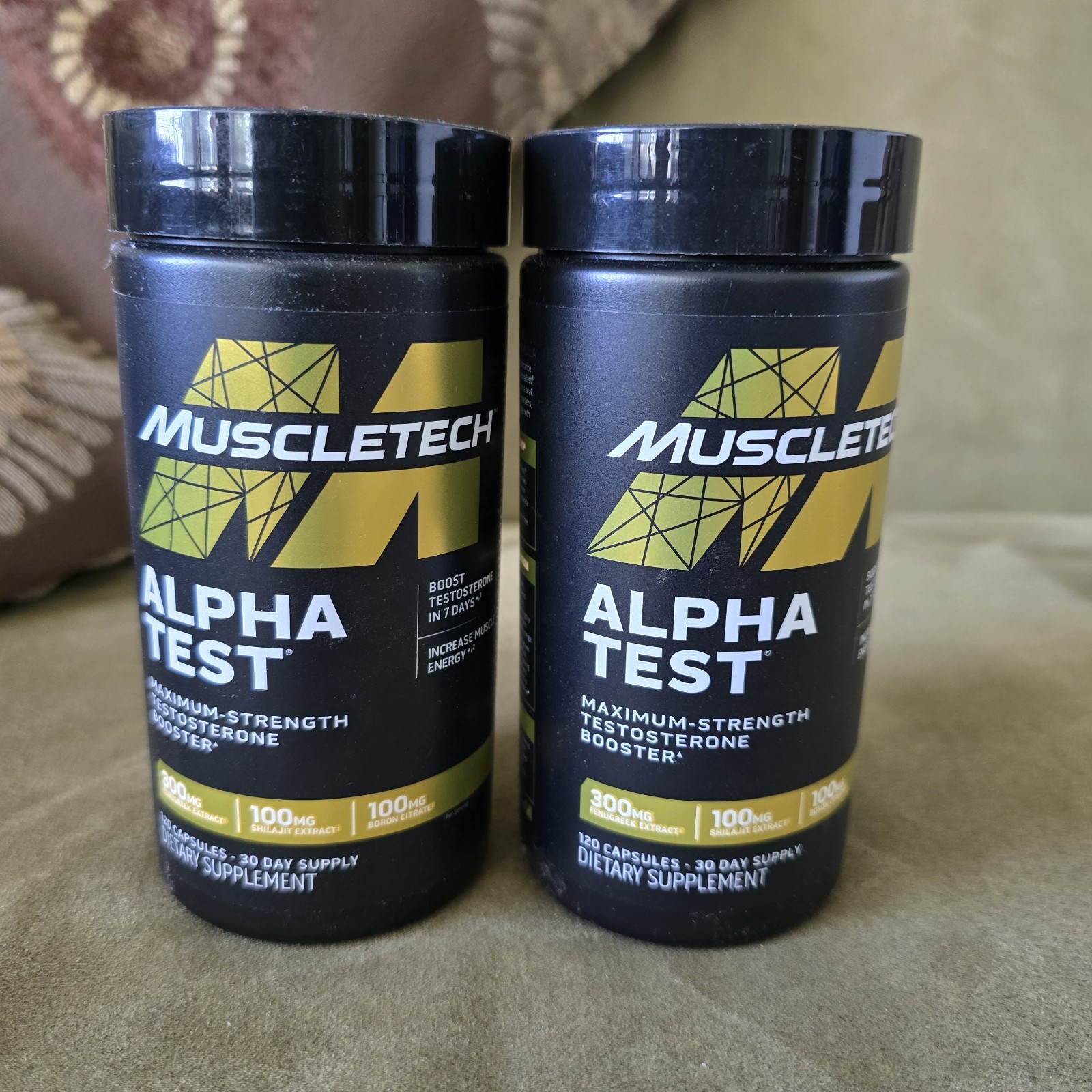 2 Muscletech Pro Series Alpha Test Testosterone Booster 100mg 240 Caps Exp 03/27