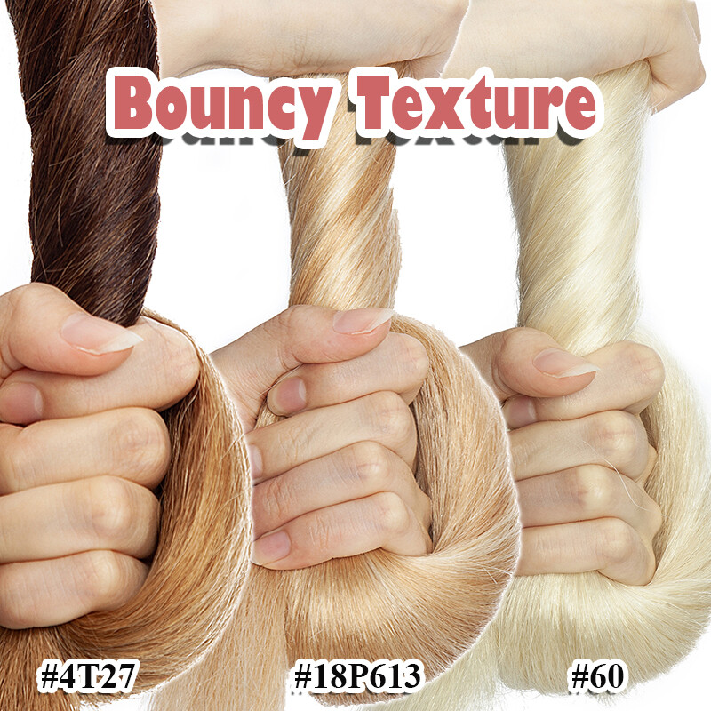 Double Weft Clip In Real Human Hair Extensions 100% Real Thick 10″-24″ Full Head