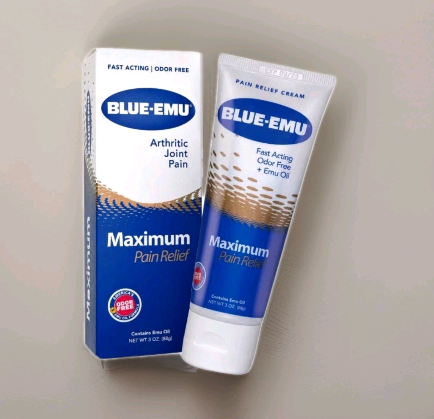 Blue-Emu Maximum Pain Relief Cream for Arthritis | 3 oz | EXP 7/2027