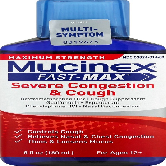 Mucinex Fast-Max Severe Congestion & Cough Liquid Maximum Strength 6 Oz
