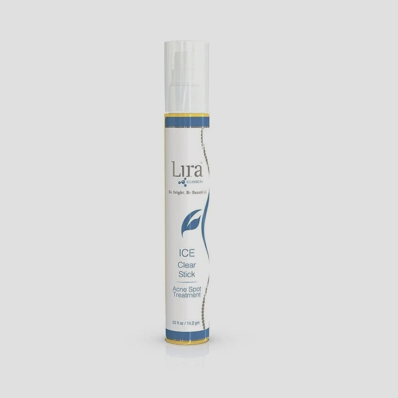 Lira Clinical Ice Clear Stick acne spot treatment. 0.5oz.