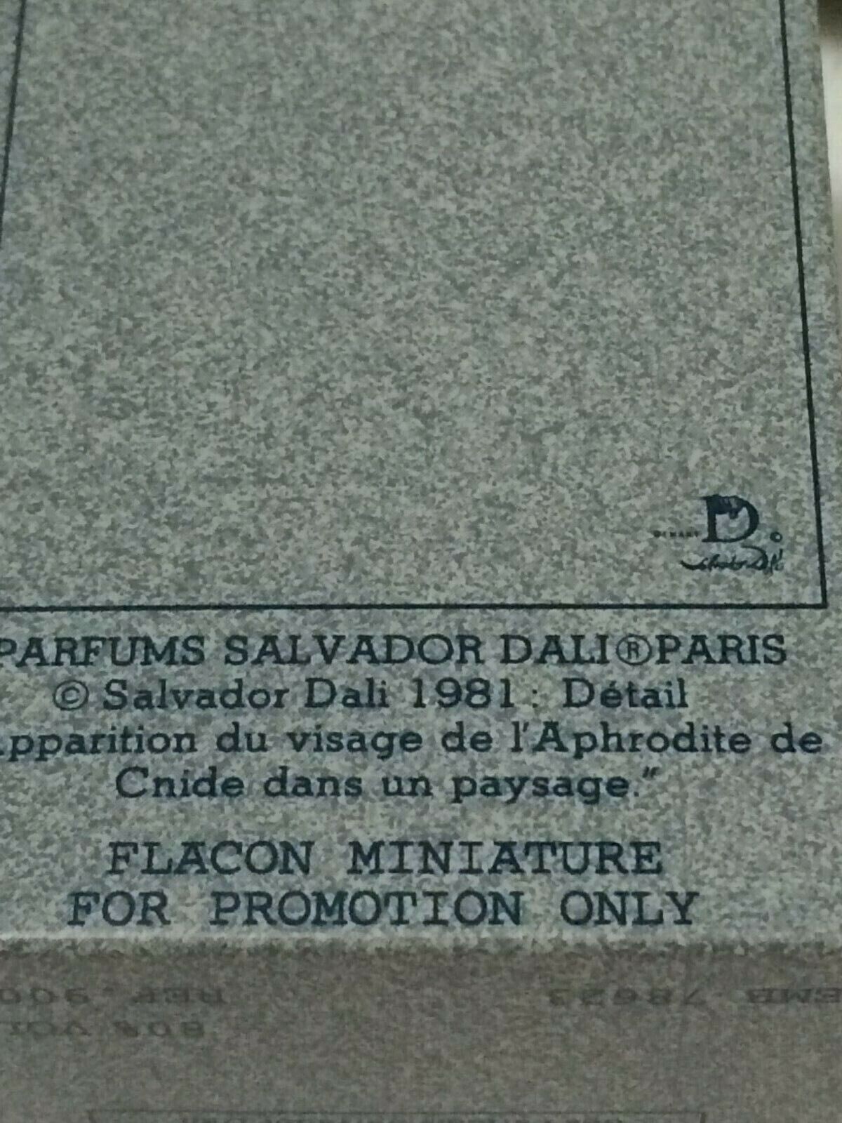 SALVADOR DALI POUR HOMME Cologne Men .25 oz /8 ml EDT Mini -Lot of 2-VINTAGE
