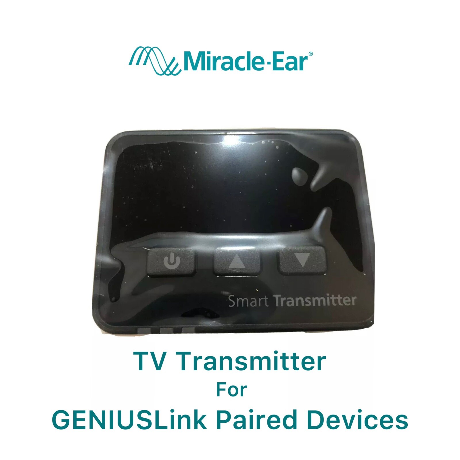 Miracle-Ear Smart TV Transmitter for GeniusLink/ Smart Connect Paired HA’S