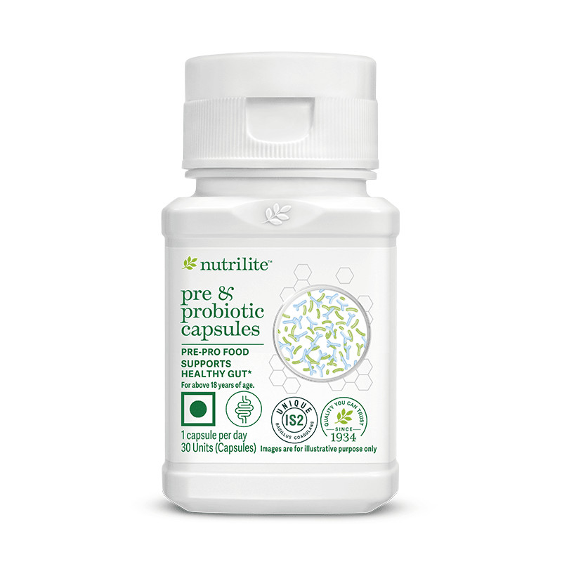 NUTRILITE® Pre and Probiotic Capsules | Supports Immunity | Supports digestion