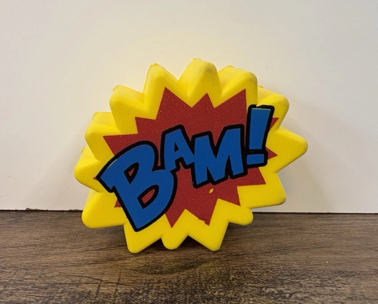 BAM! 2.5″ Stress Squish Ball Toy Comic Book Action Hero BAM