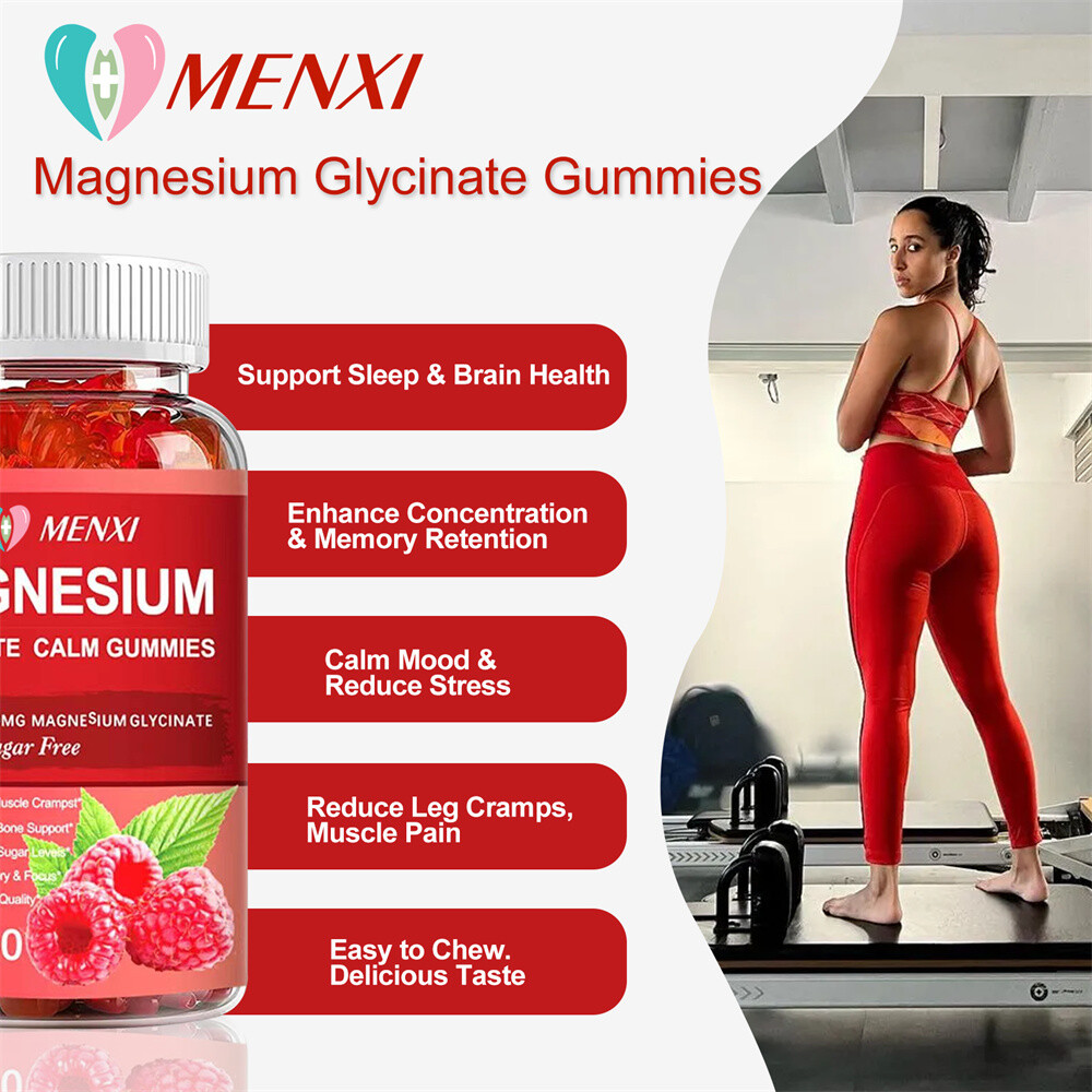 Magnesium Gummies 600mg per Serving – Magnesium Glycinate & Magnesium Malate