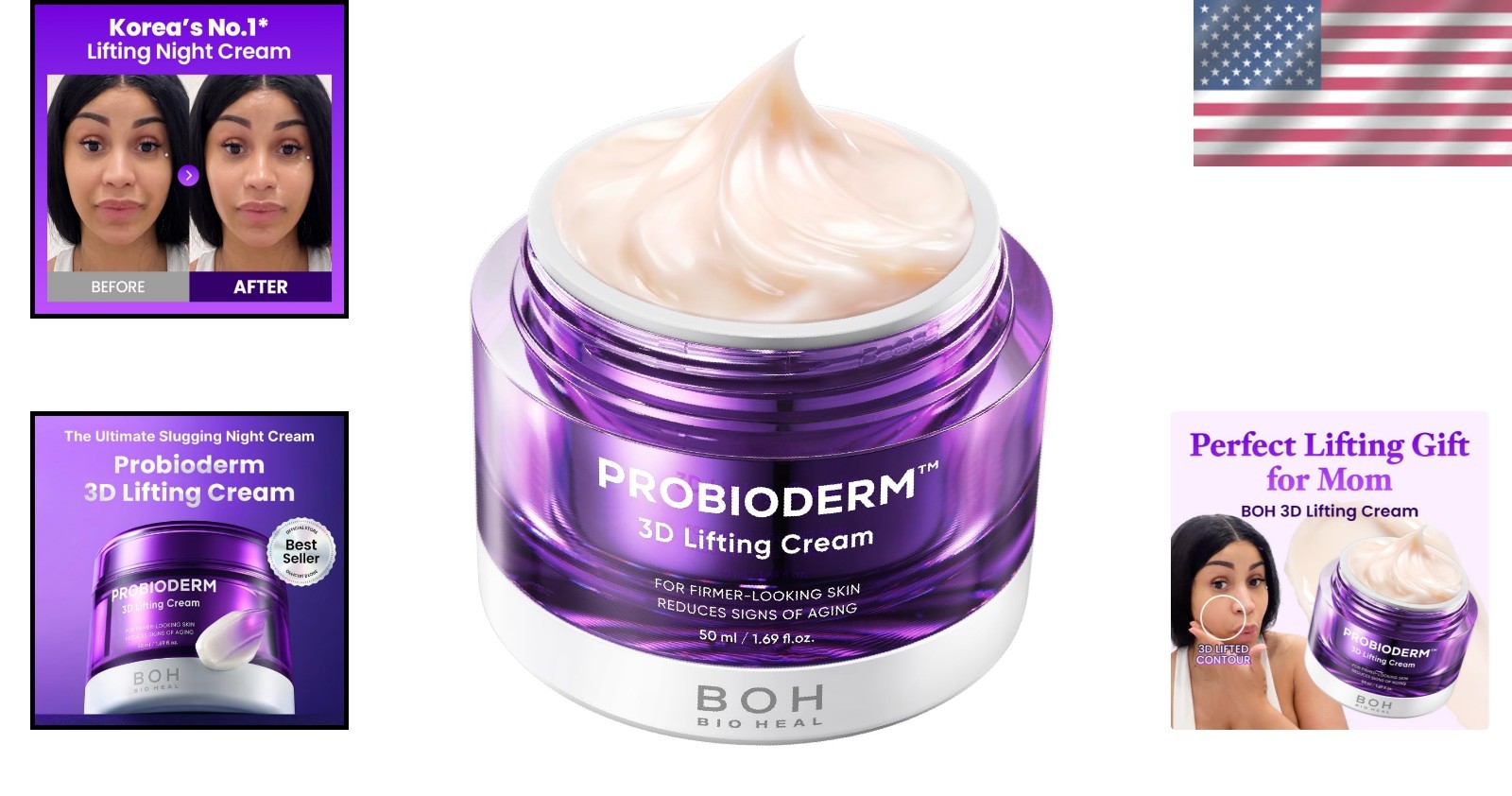 Cardi B’s Pick: Probioderm 3D Lifting Night Cream 1.7 fl oz for Face & Neck