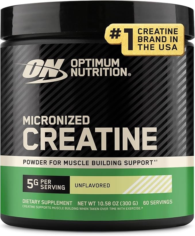 Optimum Nutrition Micronized Creatine Monohydrate Powder 60 Servings 5g