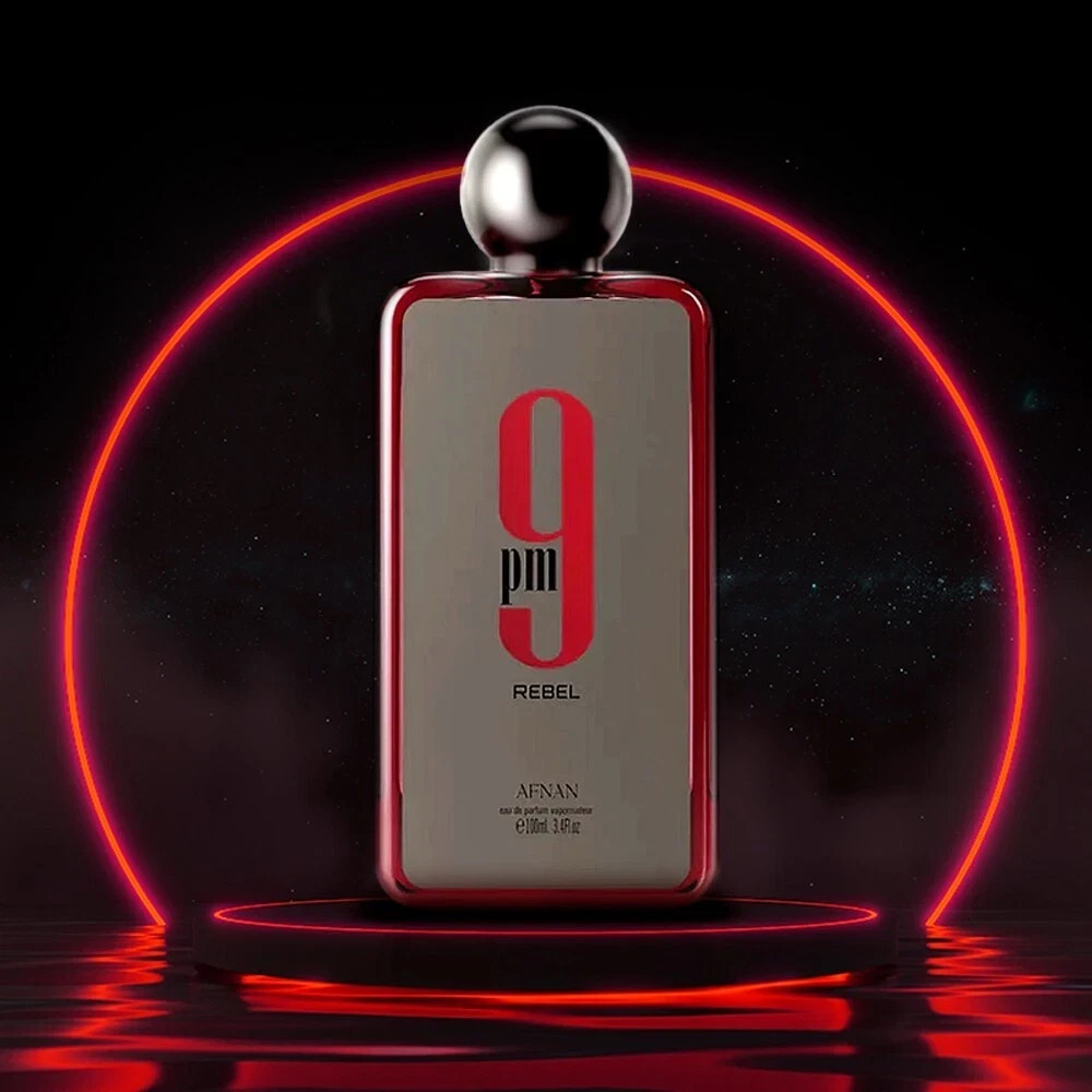 Afnan 9PM Rebel Eau de Parfum Spray 3.4 oz 100ml Unisex NEW Sealed Authentic