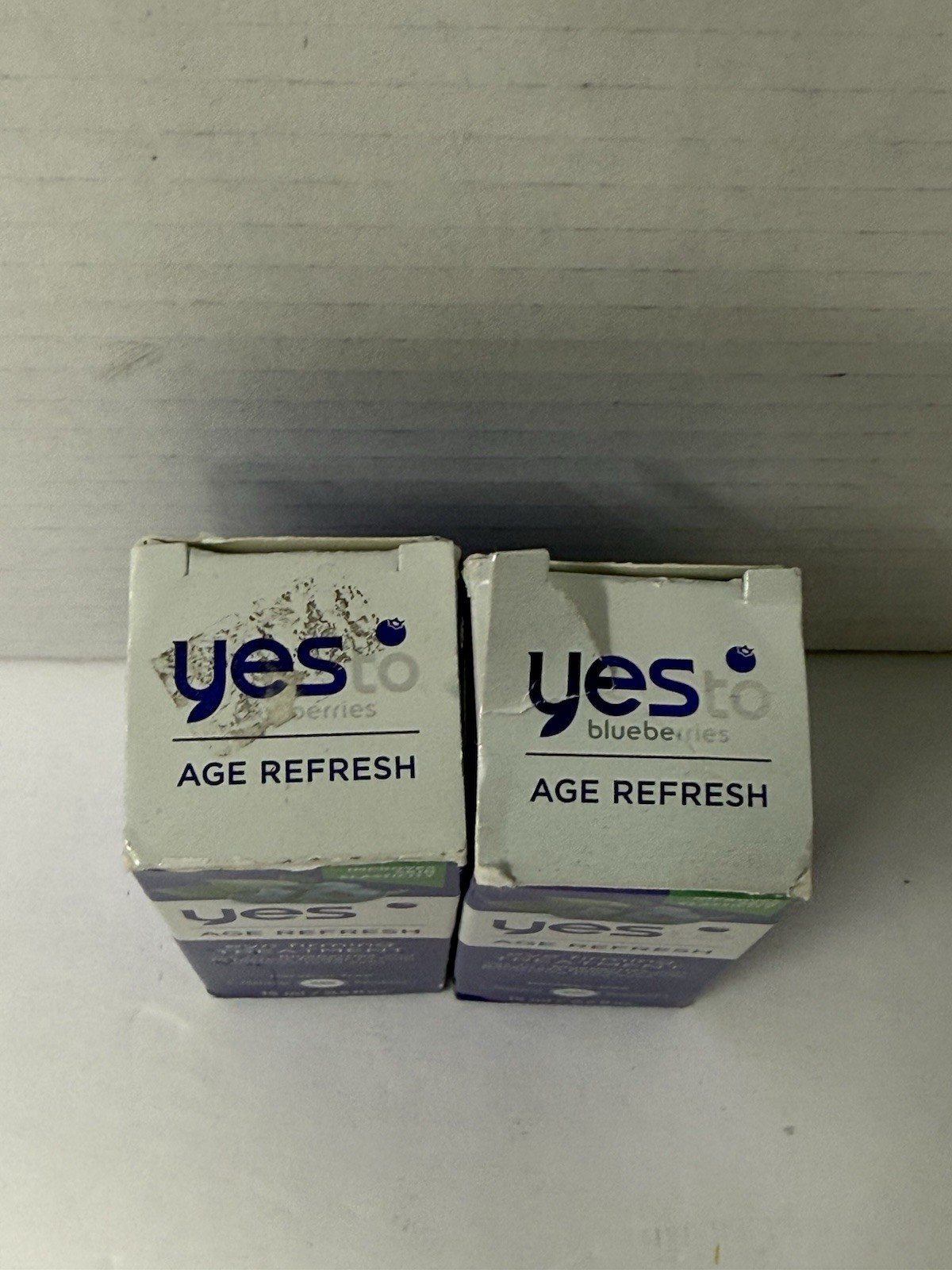 2 New Yes To Blueberries Age Refresh Eye Firming Treatment 0.5fl oz Paraben Free