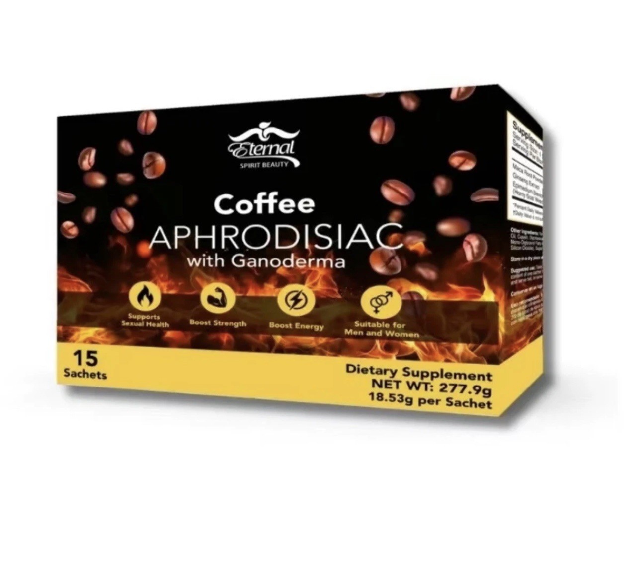 Aphrodisiac Coffee with Ganoderma  Reishi 4 En 1 / Eternal Spirit Beauty