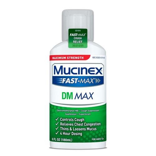 Mucinex Fast-Max DM Max Cough Relief 6oz / 180ml