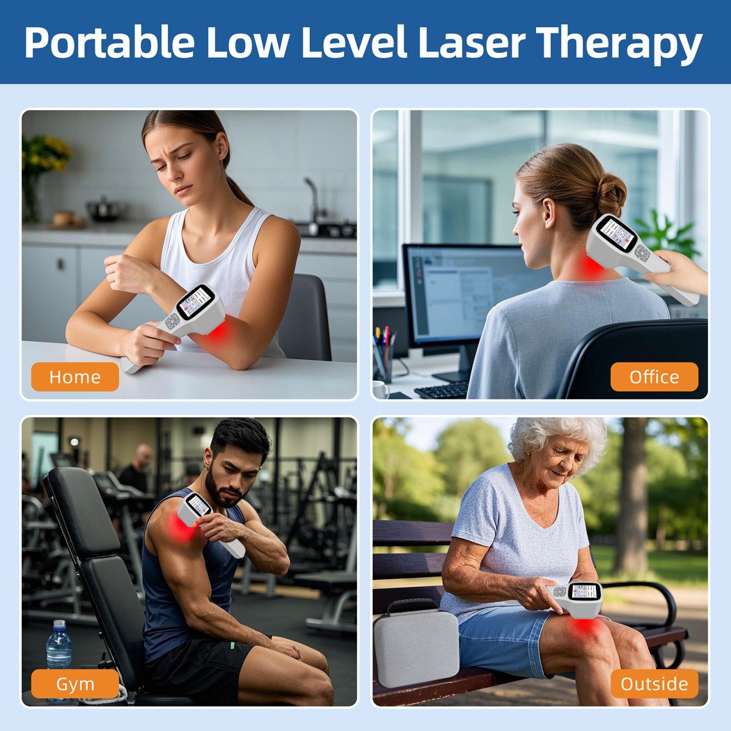 25 Diodes Laser Therapy Device 0-2500mW Adjustable Deep Tissue for Pain Relief