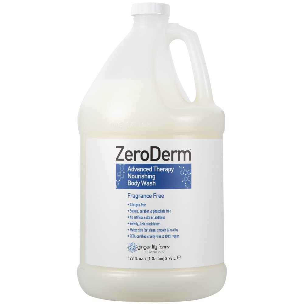Ginger Lily Farms Botanicals Zeroderm Advanced Therapy Nourishing Body Wash, 100