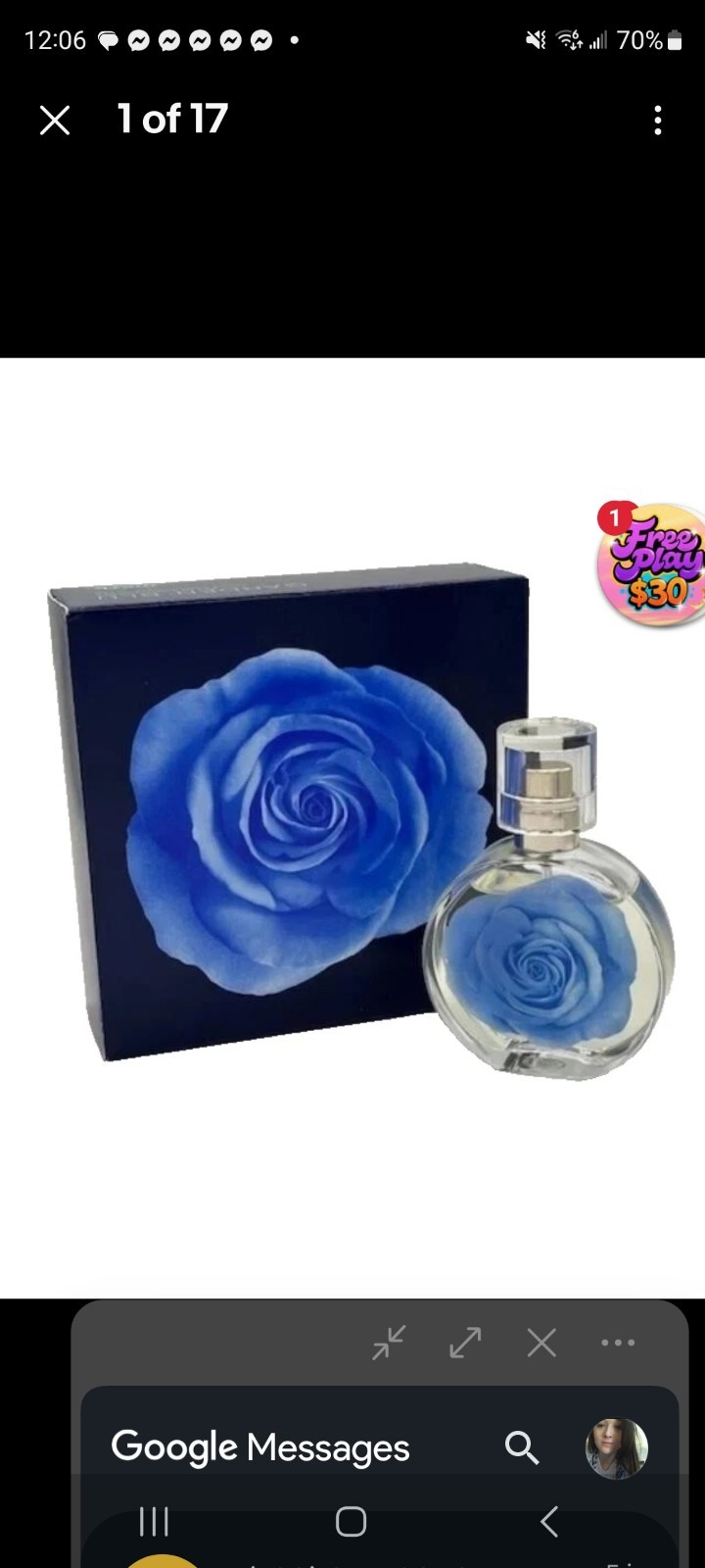 Avon mark GARDEN BLU EDP Perfume Spray 1oz FULL SIZE ~SEALED~ NEXT DAY FAST SHIP