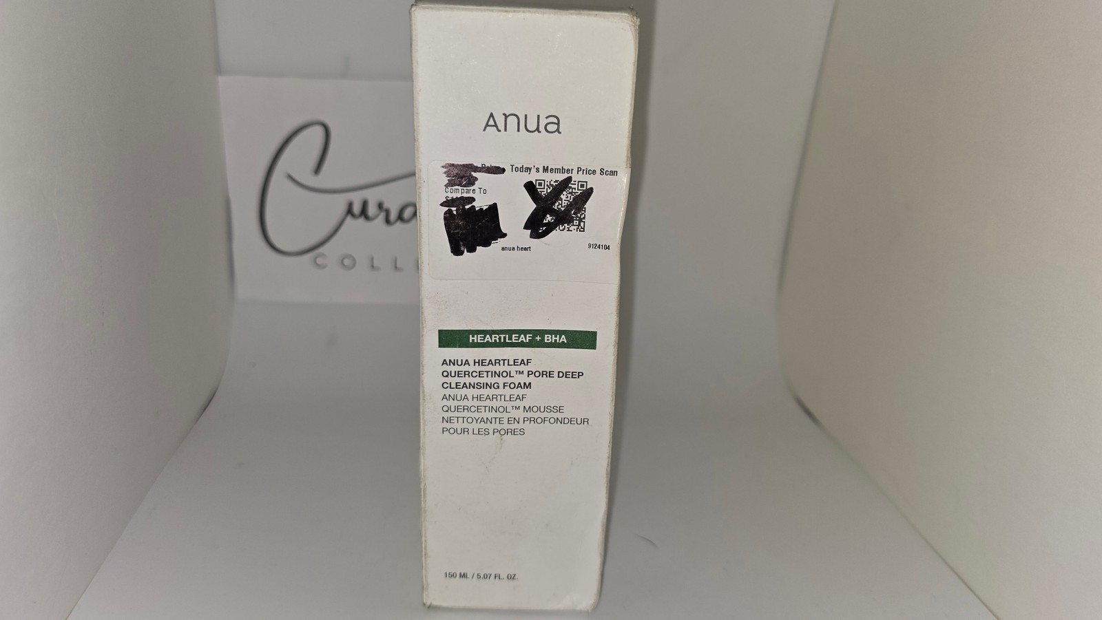 Anua Heartleaf Quercetinol Pore Deep Cleansing Foam 5.07 oz Exp 12/26