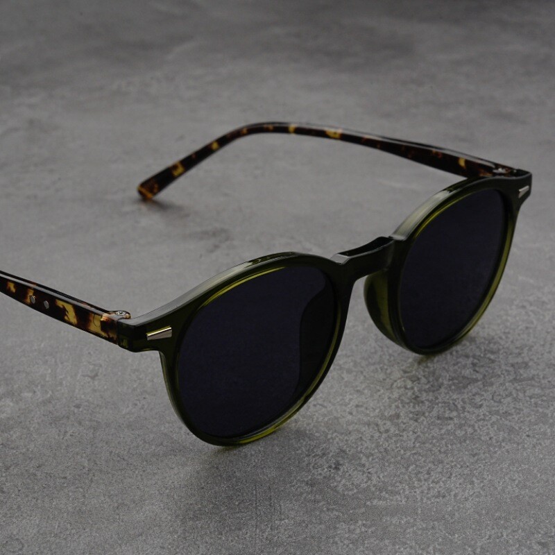 Round Tinted Reading Glasses Unisex Fashion Full Frame Presbyopic Sunglasses
