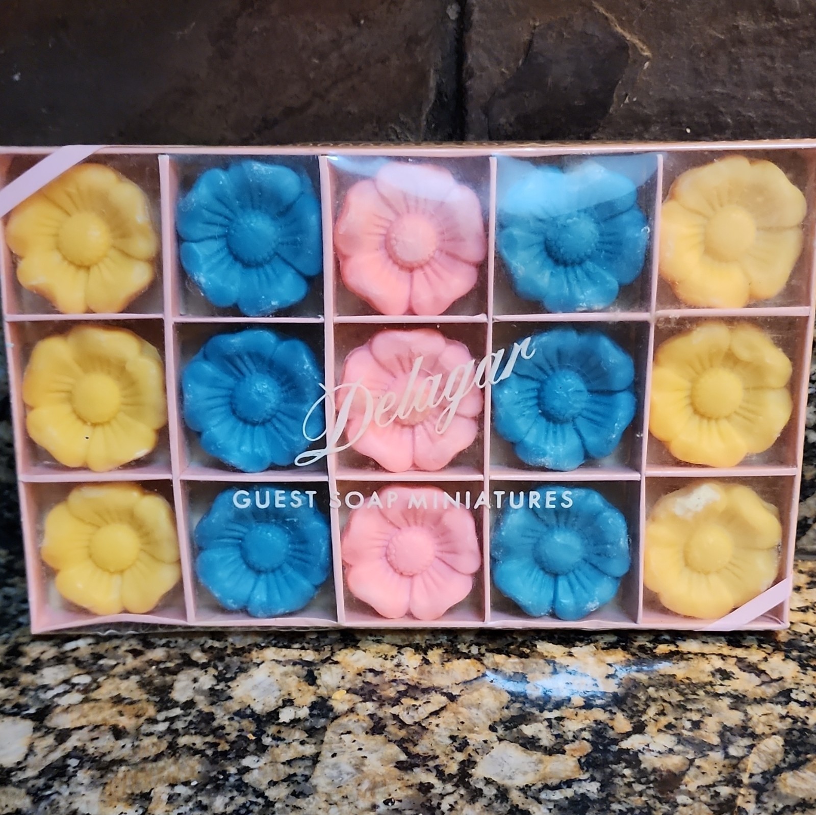 Delagar Guest Soap Miniatures Floral Scented Flower Soap Multipack No. 315 2.5oz