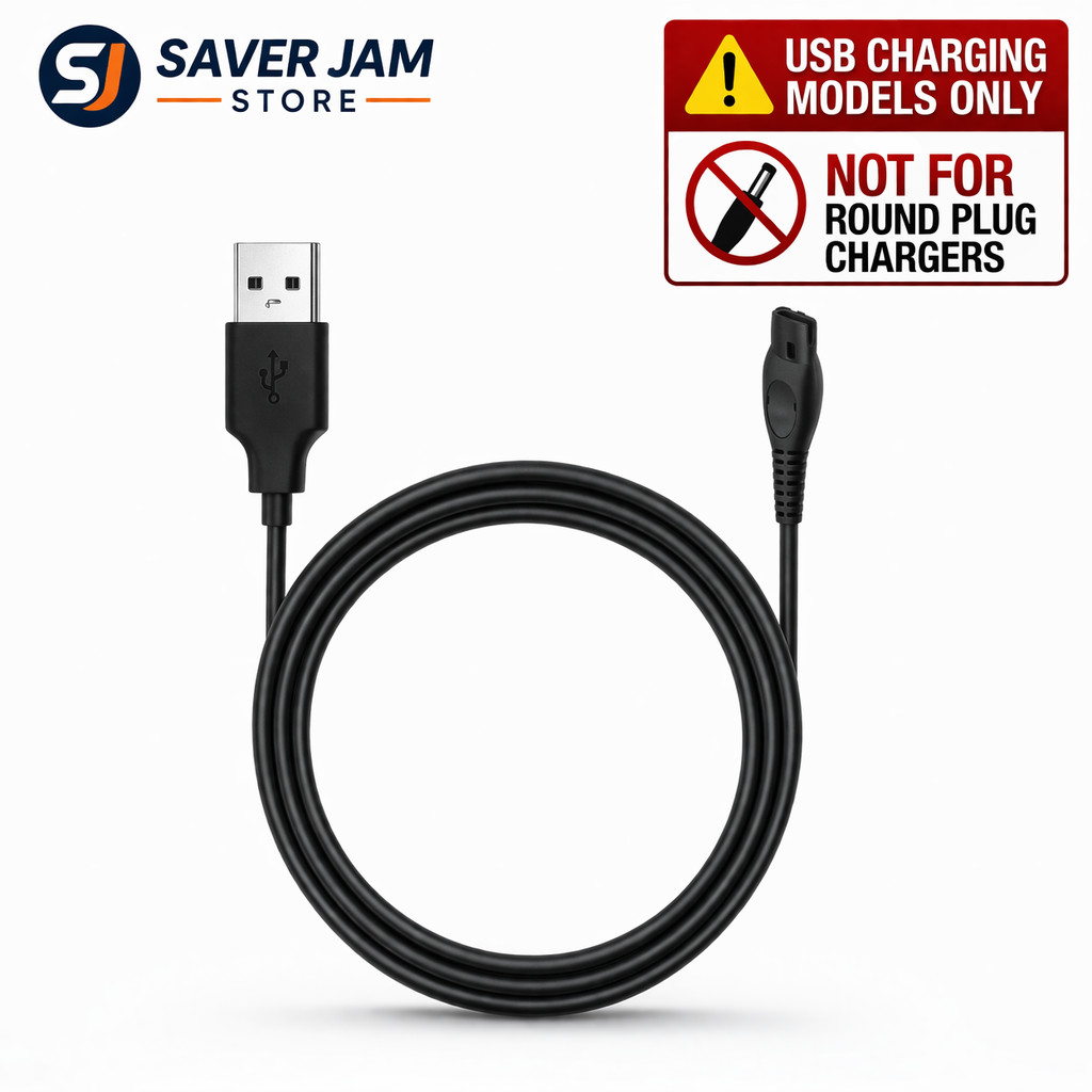Philips Norelco USB Charging Cable OEM Replacement Cord Shaver Trimmer Charger