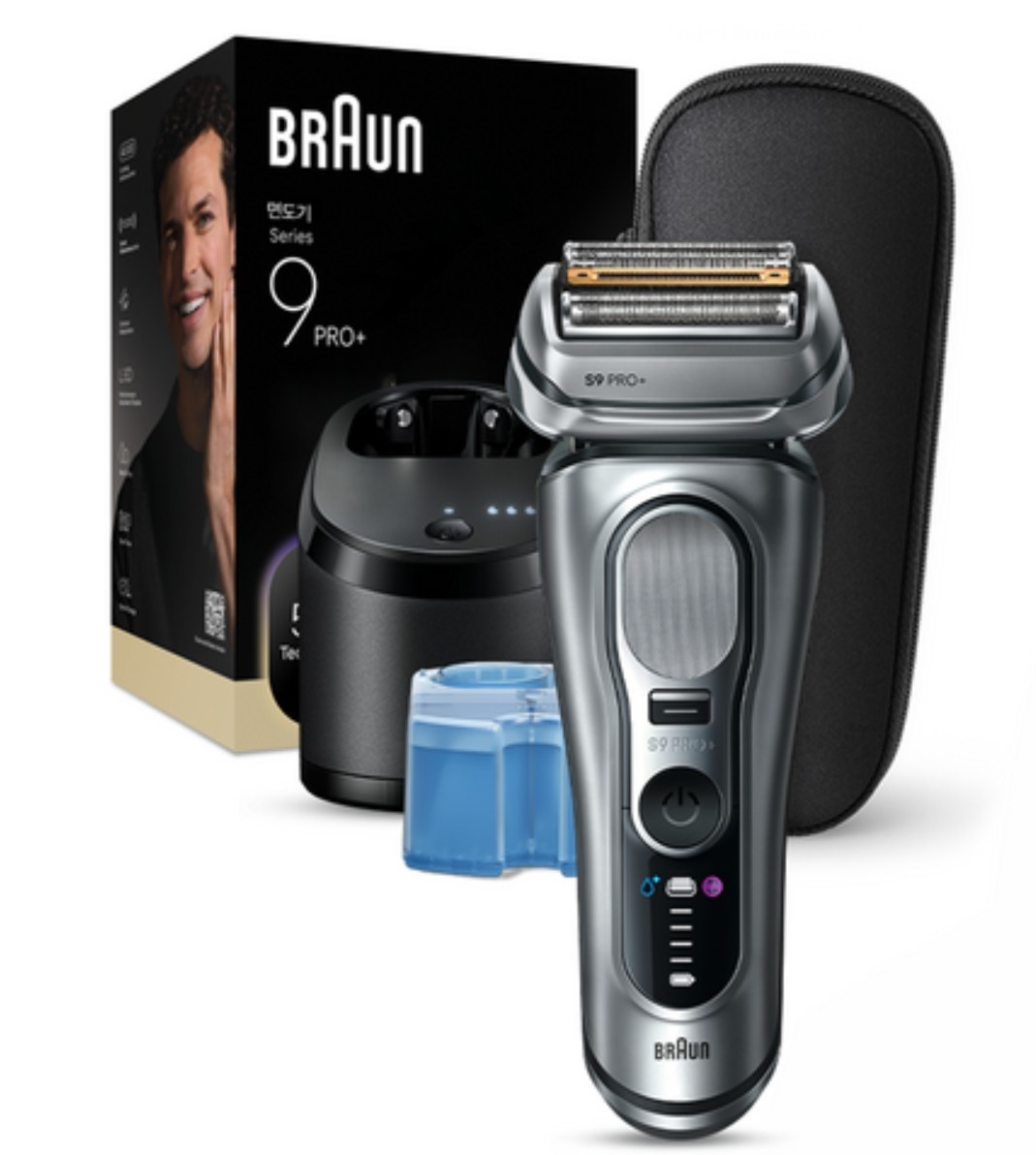 Braun Series 9 Pro+ Electric Shaver Ultra Thin Razor SmartCare 9667cc Black New