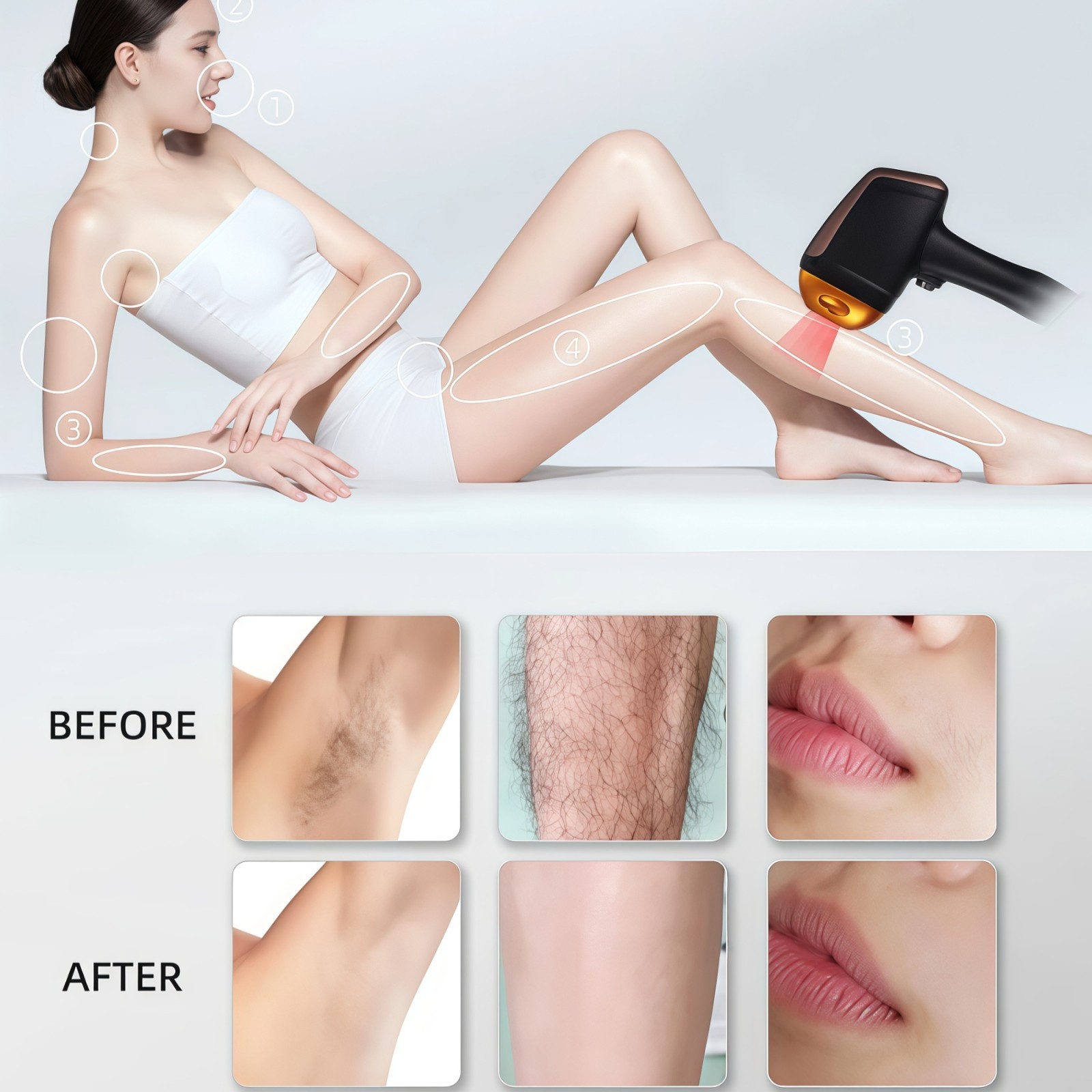 Pro 2 in 1 Diode Laser Hair Removal Machine Picosecond Tattoo Removal Instrument
